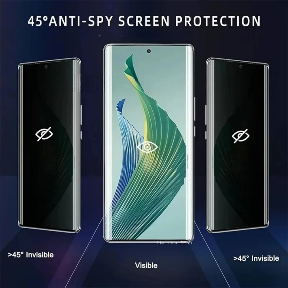 3/4 Uds privacidad Anti espía Peeping película protectora de hidrogel 5 Lite Protector de pantalla para Honor Magic 6 Pro X9a X9b - imagen 3