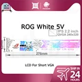 White LCD short 5V