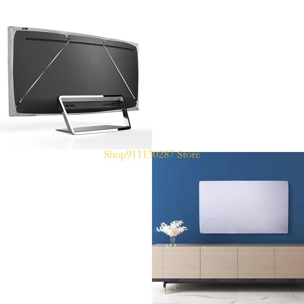 Funda para interior J1HC, tela elástica suave, Universal, pantalla plana 43''/49''/55''