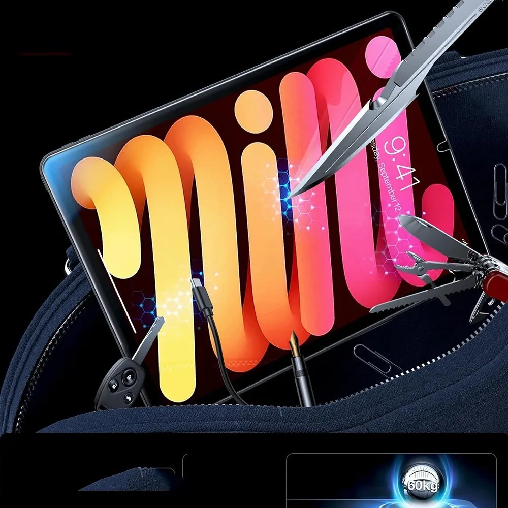 1-3 uds vidrio templado para iPad Mini 7/6 HD película protectora de pantalla herramienta de fácil instalación para iPad Mini 6ta generación 2021/Mini 7. a generación 2024 - imagen 3