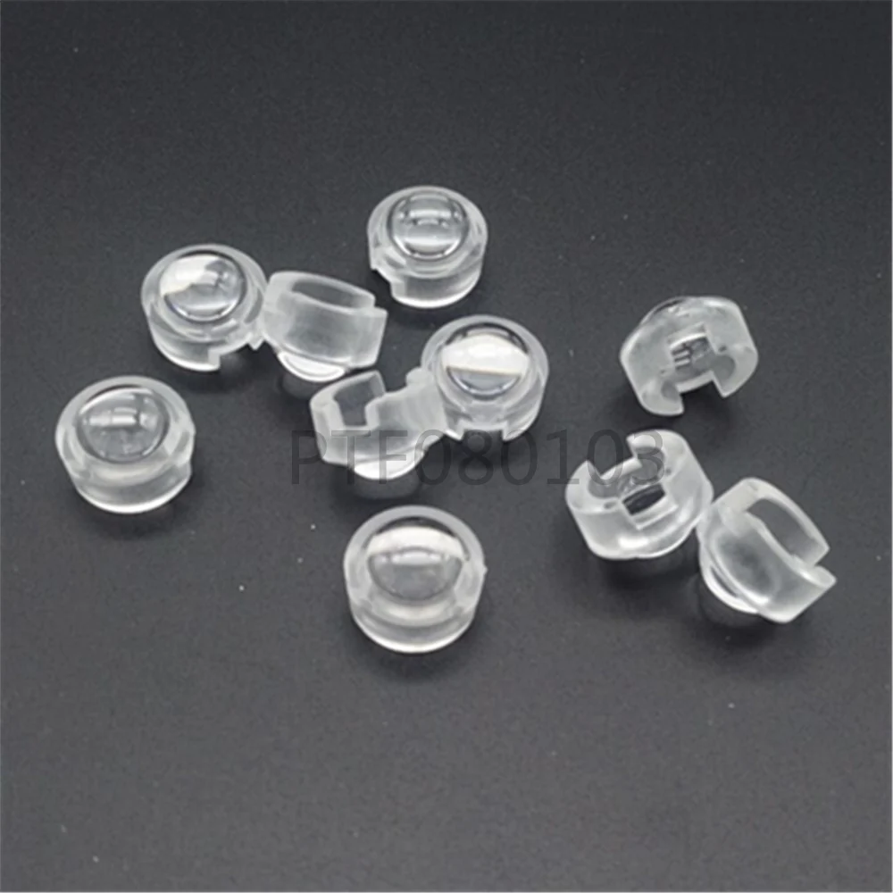 Mini lente LED de 13mm, 1W, 3W, 15, 30, 45, 60, 90, 100 grados para IR CCTV LED PCB, lente acrílica convexa con soporte, colimador reflector - imagen 5