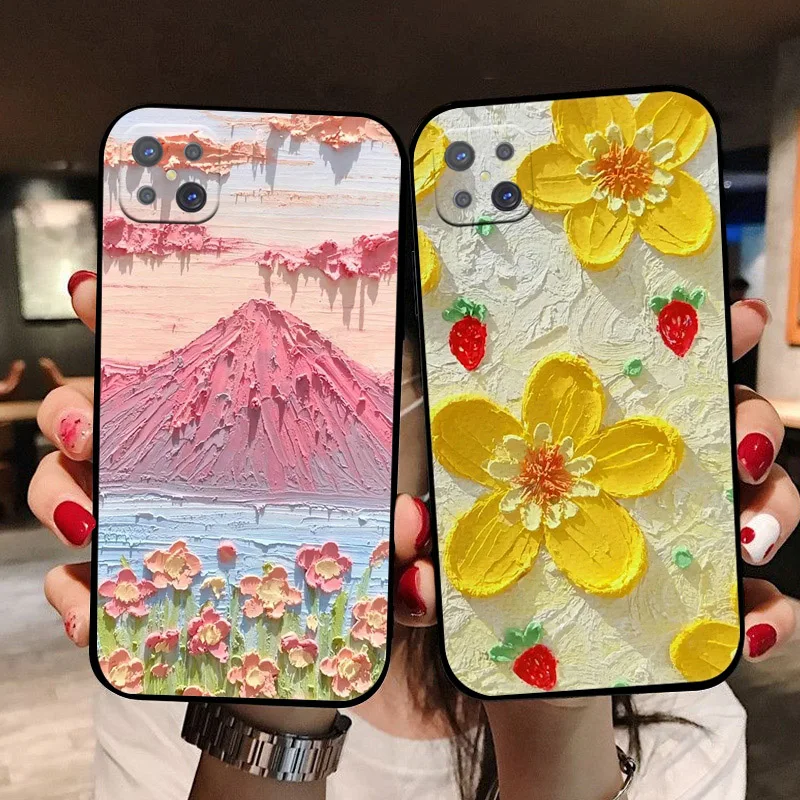 Para OPPO Reno 4Z 5G funda encantadora corazón Panda Cool silicona TPU fundas traseras suaves para OPPO Reno4 Z A92s funda de teléfono Reno4Z CPH2065 - imagen 3