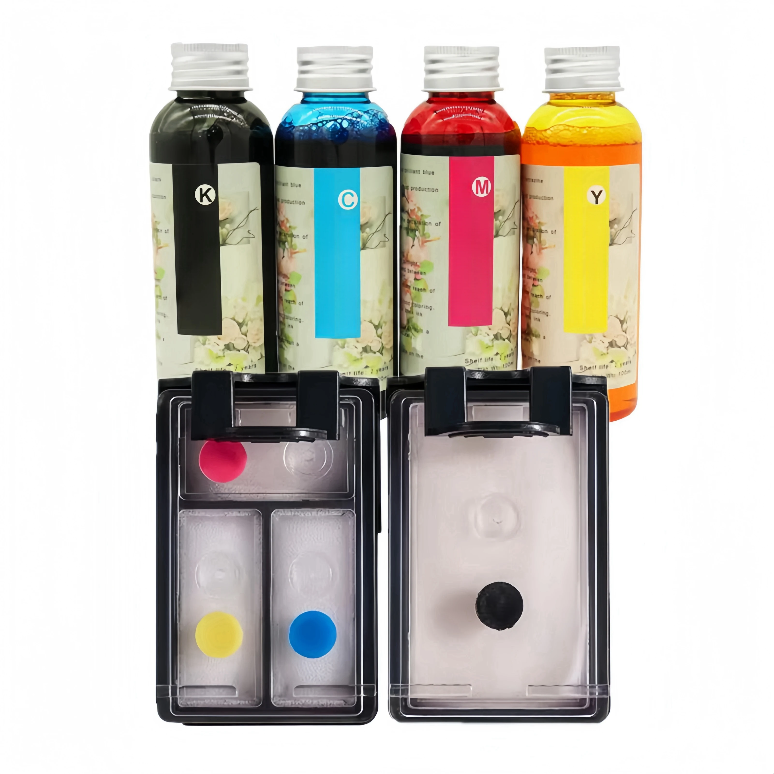 Cartucho de tinta vacío recargable 62XL para impresora de pasteles de café Envy 5540 5640 7640 5646 5541 5740 5742 5745 200 250