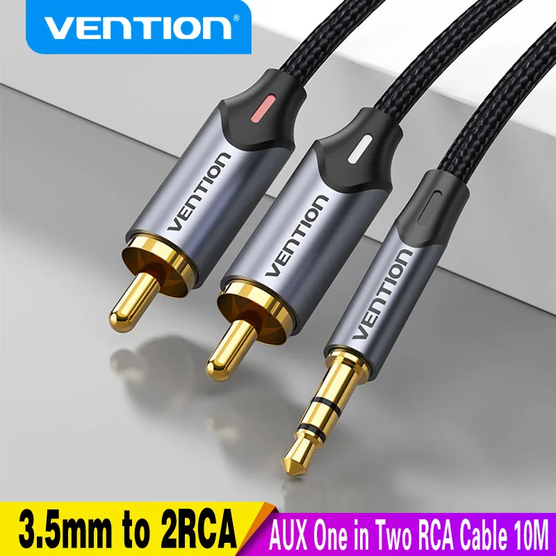 Cable RCA 3.5mm a 2RCA - Vista principal del producto