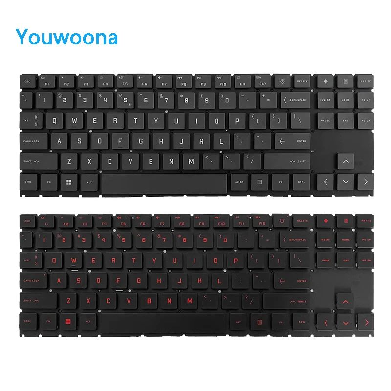 Nuevo teclado de ordenador portátil para HP OMEN 6 PRO 15-EN 16-C 16-N TPN-Q238 Q281 Q267