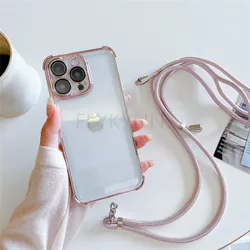 Funda Transparente Antigolpes Samsung Galaxy Serie A con Cordón