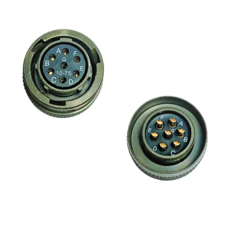 PT06E-10-7S/P(SR) PT02E-10-7P/S PT 26482 MIL PT06E 10-7S 10-7 PT02E 10-7 P 7 Pin Core Aviation Plug conector, resistente al agua