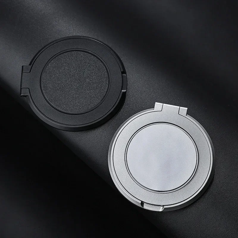 Soporte de anillo para dedo de teléfono móvil para iPhone 16 15 14 13 Xiaomi Samsung rotación de 360 grados soporte ultrafino pegatina soporte de Metal - imagen 3