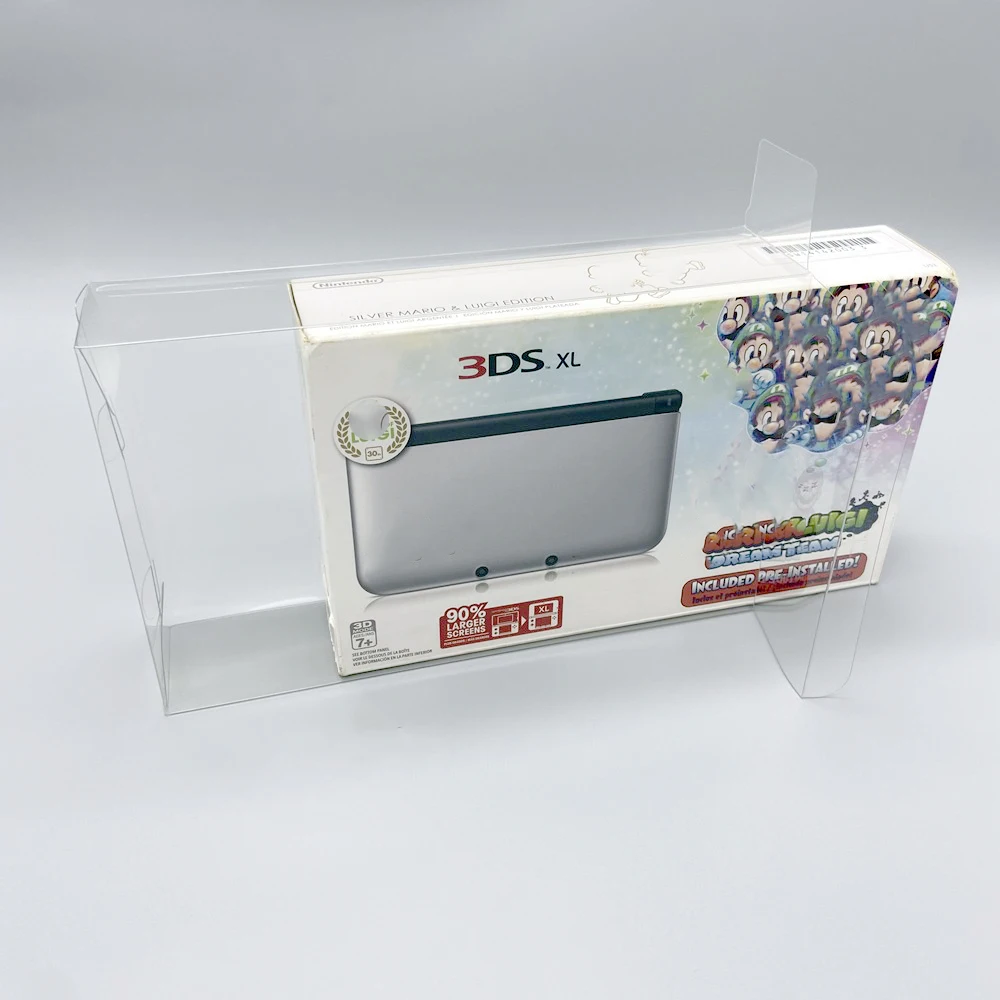 Protector de caja para Nintendo 3DS XL, estuche de exposición transparente de Mario y Luigi Dream Team, edición especial de Nintendo Switch, 1 caja