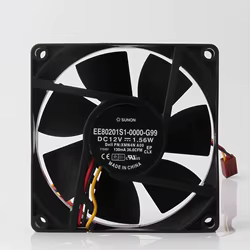 Ventilador SUNON 8020 12V PWM 80x80x20mm – 4 Cables Refrigeración