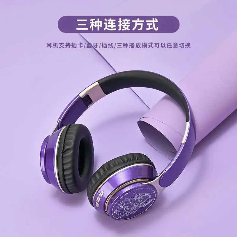 Honkai: Star Rail HIFI Bluetooth 5,3 auriculares Firefly tema auriculares lindo regalo de Anime Cosplay auriculares con cancelación activa de ruido - imagen 5