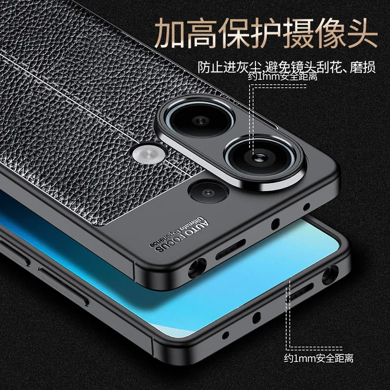 Para Xiaomi Redmi Note 13 Funda Redmi Note 13 Pro Funda de silicona suave Protector de parachoques fundas de teléfono en Redmi Note 13 Pro Plus Funda - imagen 4