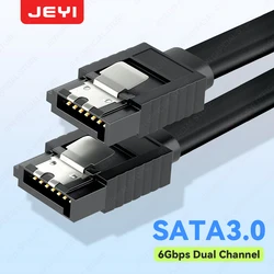 Cable SATA III 6 Gb/s JEYI para HDD y SSD con Cierre Metálico