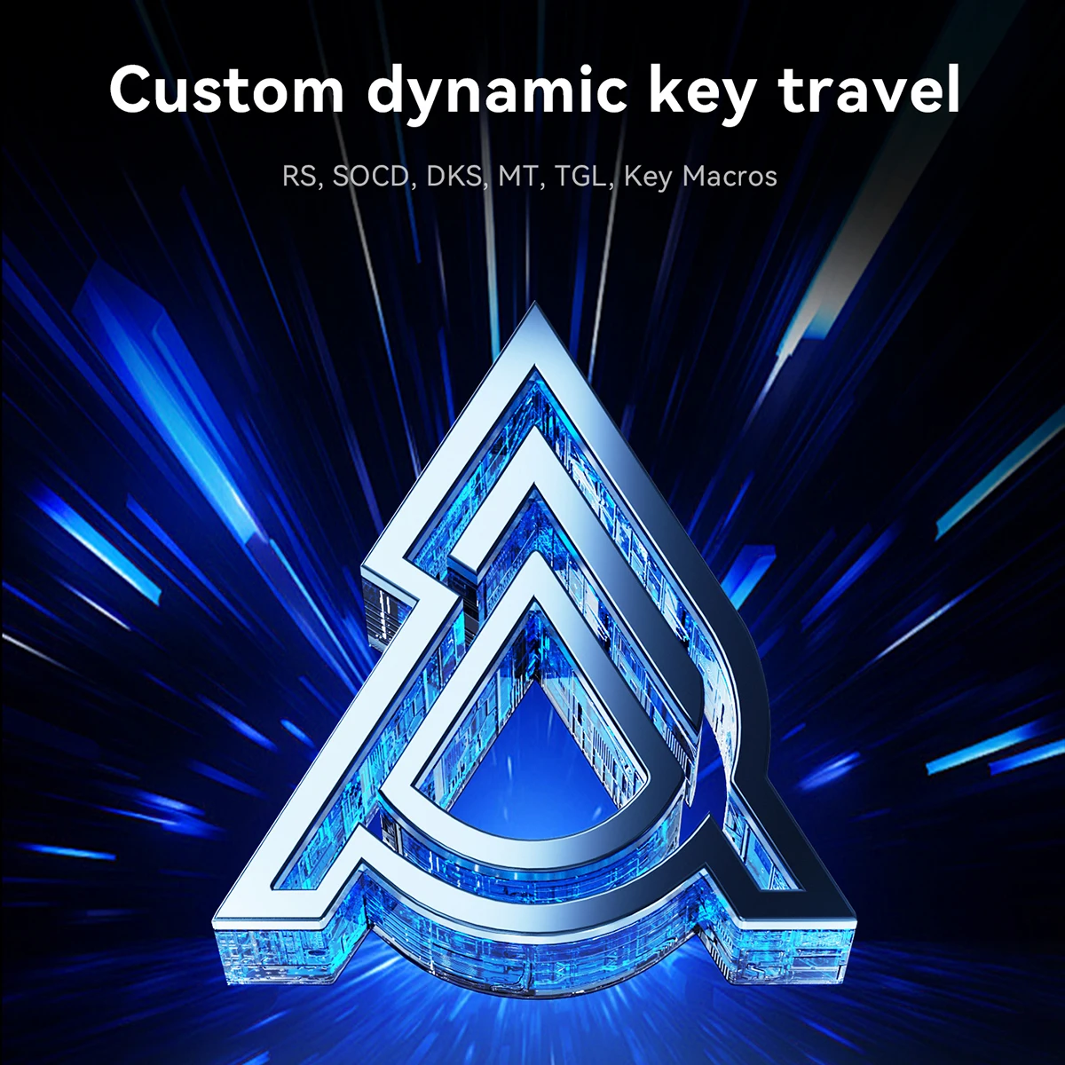 AJAZZ AK680 V2 teclado para juegos con interruptor magnético RGB 8000Hz tasa de orolling 0,01mm teclado mecánico con cable de disparo rápido - imagen 5