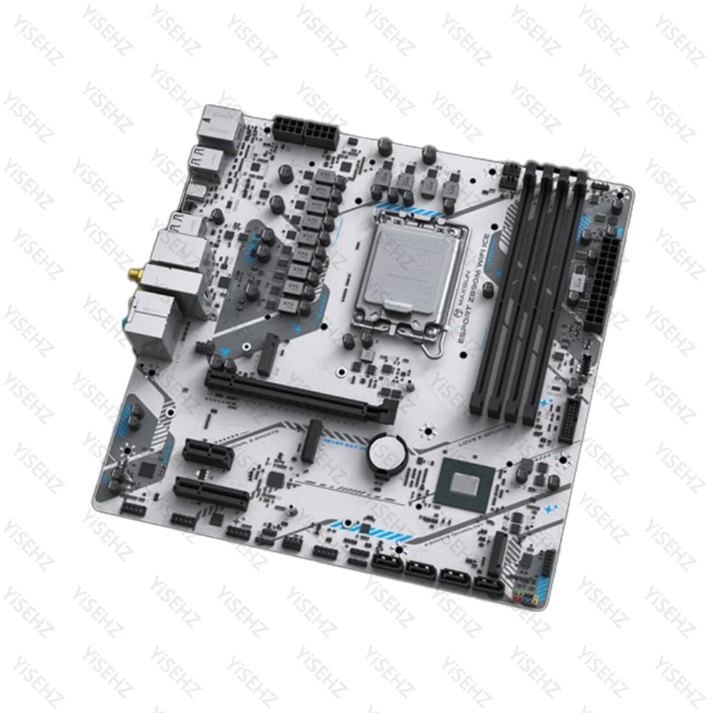 MAXSUN Z890 placa base Core Ultra Series2 LGA 1851 compatible con 4 * DDR5 RAM 2,5G Lan Wi-Fi 6 Bluetooth 5,2 MS-eSport Z890M WIFI ICE - imagen 4