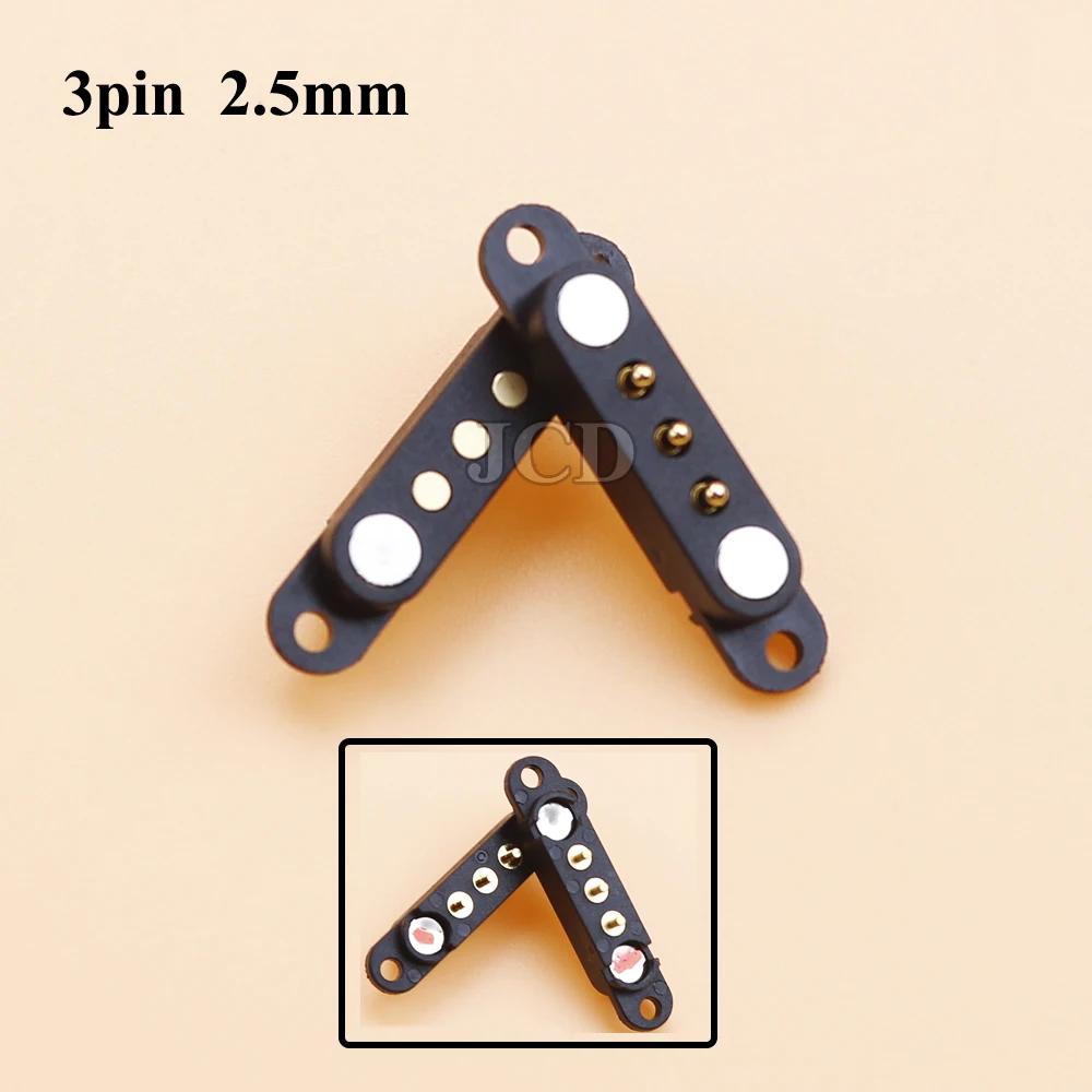 Conector Pogo Pin magnético 2A DC, 2 pines, 3 pines, 4 pines, 5 pines, Pogopin, macho, hembra, toma de corriente CC con resorte, 2P, 3P, 4P, 5P - imagen 5