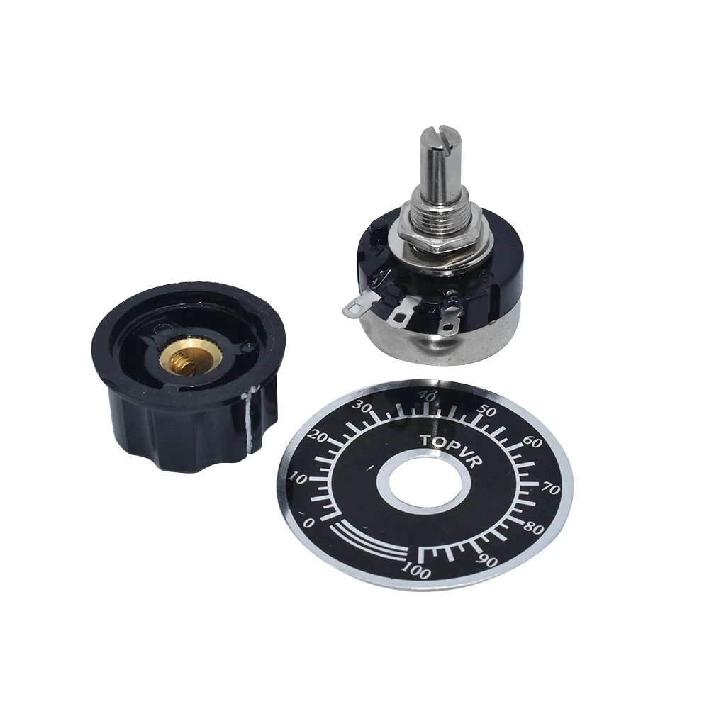 WTH118 Kit de bricolaje piezas 2W 1A potenciómetro 1K 2,2 K 4,7 K 10K 22K 47K 100K 470K 1M - imagen 2