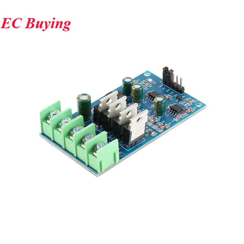 Módulo de controlador de Motor de puente H de alta potencia, 170W, CC, 5-30V, ciclo de trabajo de freno NMOS para Motor, 4 tubos NMOS externos, dos entradas PWM - imagen 4