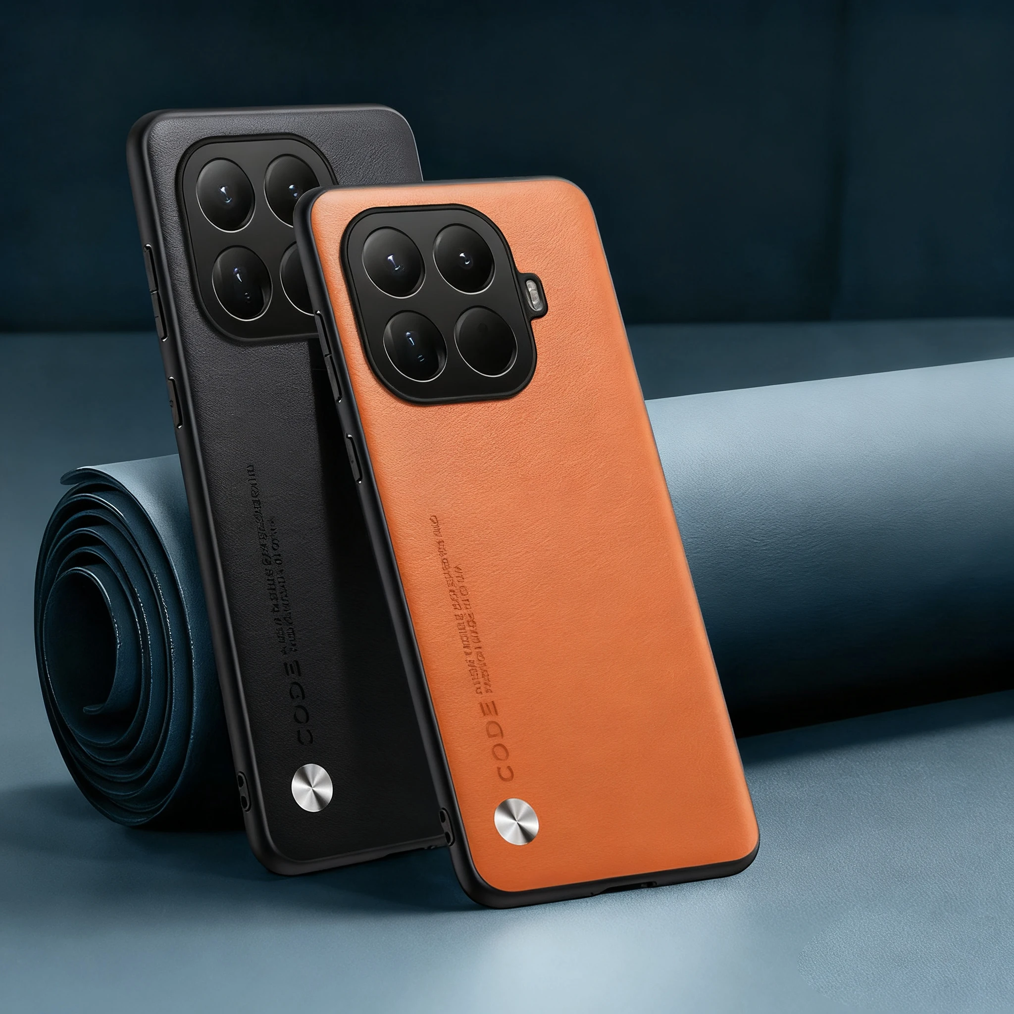 Funda rígida de protección de lente a prueba de golpes de cuero PU de primera calidad para Xiaomi 15T 15T Pro