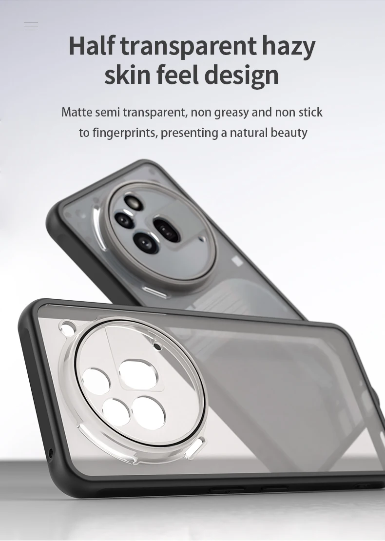 Para nada teléfono 3A Pro funda dura transparente magnética carga inalámbrica funda protectora trasera para nada teléfono 3A Shell - imagen 5