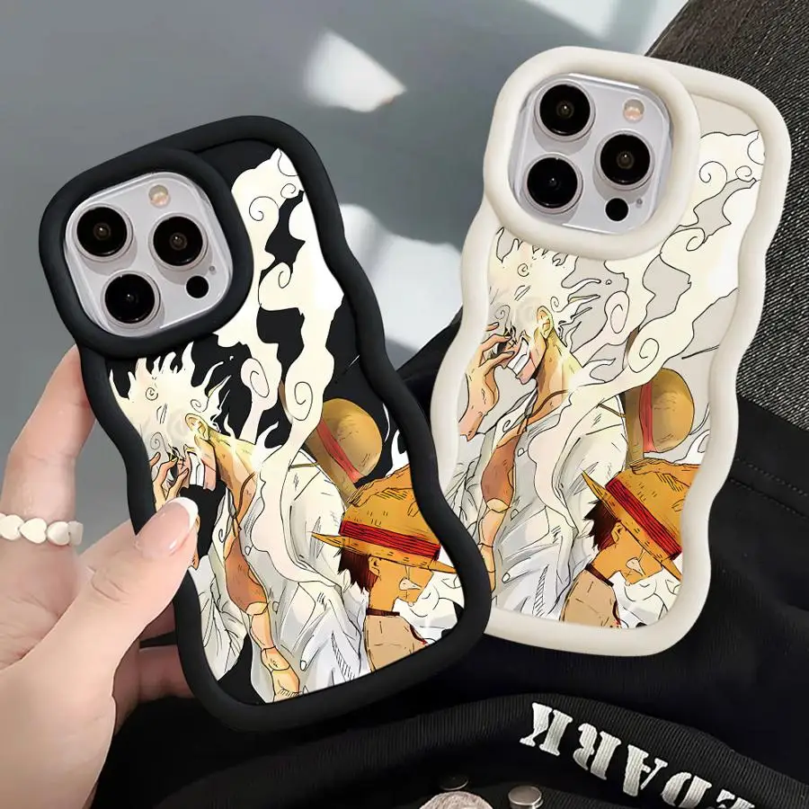 O-One PiecesS Luffy 5 Gear Funda Suave de TPU para Xiaomi Redmi 9C 13C 12C 14C 10A A1+ A2 Plus 10C 9T