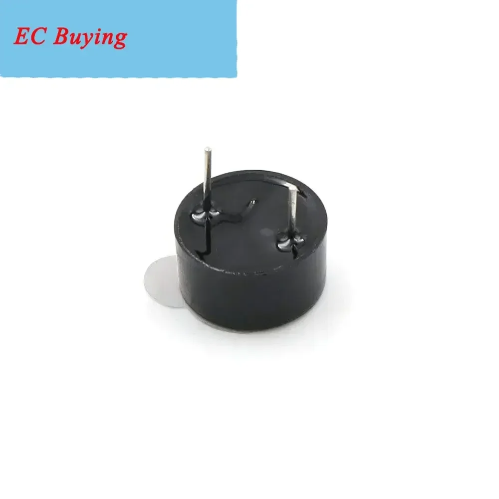 10 unids/lote DC5V 12065 zumbador de alarma activa dimensiones 12x6,5 MM zumbador continuo alarma Pin paso 7,5 MM 85dB 2700HZ - imagen 4