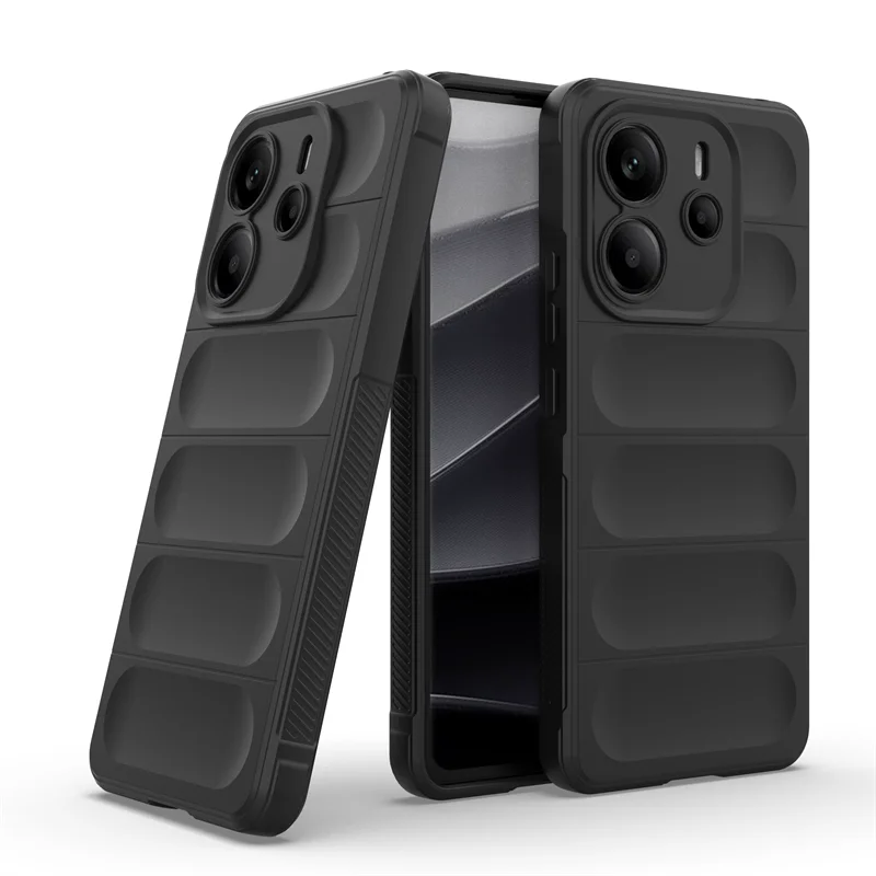 Funda de lujo para Redmi Note 14, funda Redmi Note 14, Fundas Coque de silicona suave TPU, parachoques trasero para teléfono Redmi Note 14 - imagen 2
