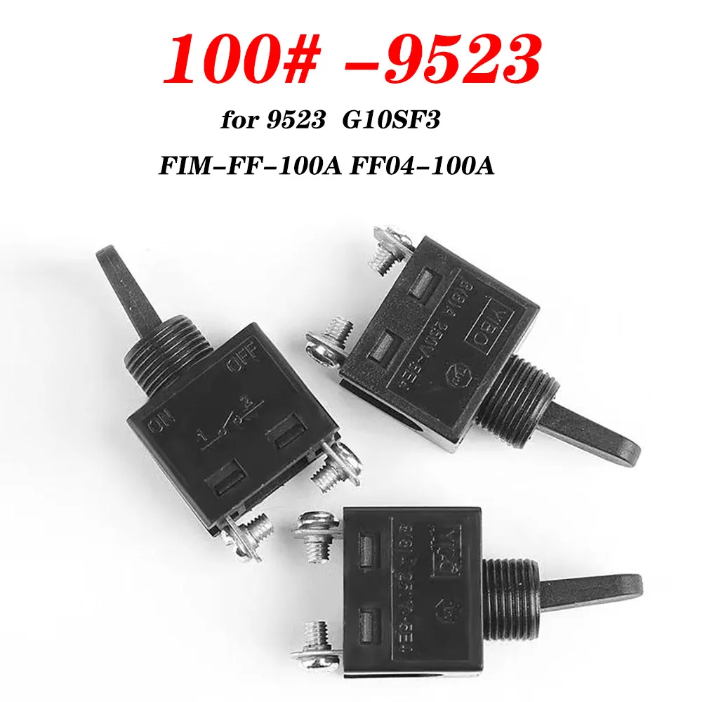 50 piezas 8A 250 V 9523-100 #   Herramienta eléctrica interruptor G10SF3 amoladora angular martillo eléctrico taladro de impacto 9523 - imagen 4