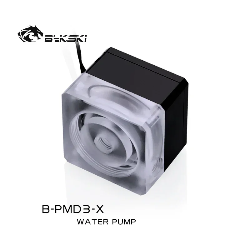 Bomba Bykski B-PMD3-X DDC DC12V elevación máxima de flujo 6 metros 700L/H soporte de radiador depósito combinado/Control de velocidad PWM - imagen 3