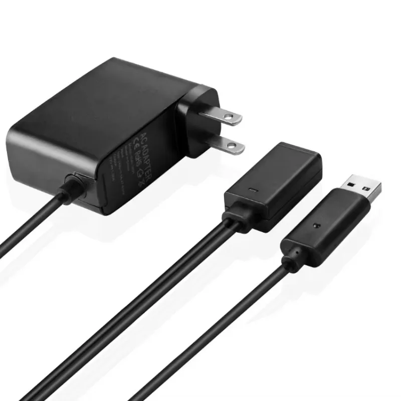 Fuente de alimentación con Cable USB de carga para cargador Xbox 360 enchufe UE/EE. UU. Adaptador de CA USB para fuente de alimentación con Sensor KI-Nect - imagen 3
