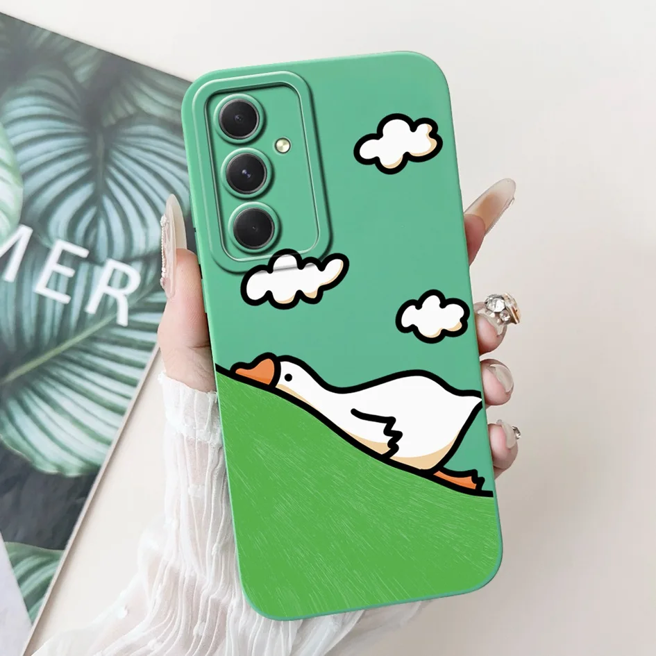 Funda de silicona suave para Samsung A35 A55, cubierta trasera mate para Samsung A25, A15, A 55 - imagen 4