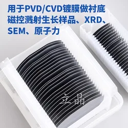 Oblea recubierta de silicona monocristalina SEM de alta pureza, oblea de silicona pulida de una cara/doble cara, 3 pulgadas