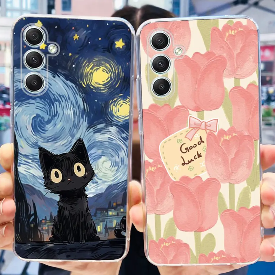 Funda para Samsung Galaxy A25 2023, funda trasera de silicona con estampado encantador para Samsung A25 5G SM-A256B A256E, fundas de teléfono suaves de TPU - imagen 5
