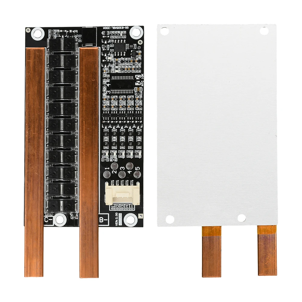 Placa de protección de batería de litio LifePo4 de alta corriente 3S 4S 120A 750A con equilibrio BMS PCB Placa de protección misma puerto - imagen 4
