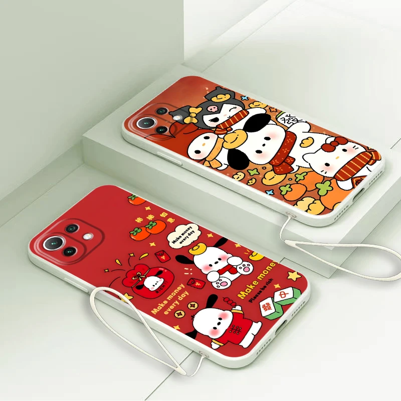 Funda blanda para Xiaomi Mi 10T 11T 12T Pro 11 12 Lite 13 lindo personaje Navidad - imagen 5