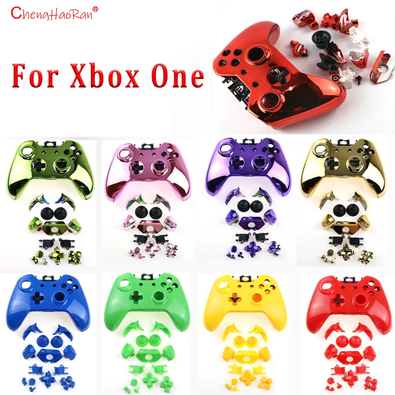 1 Juego de carcasa de controlador inalámbrico, carcasa, juego completo de placas frontales, Kit Mod, botones y marco interior para Xbox One - imagen 2