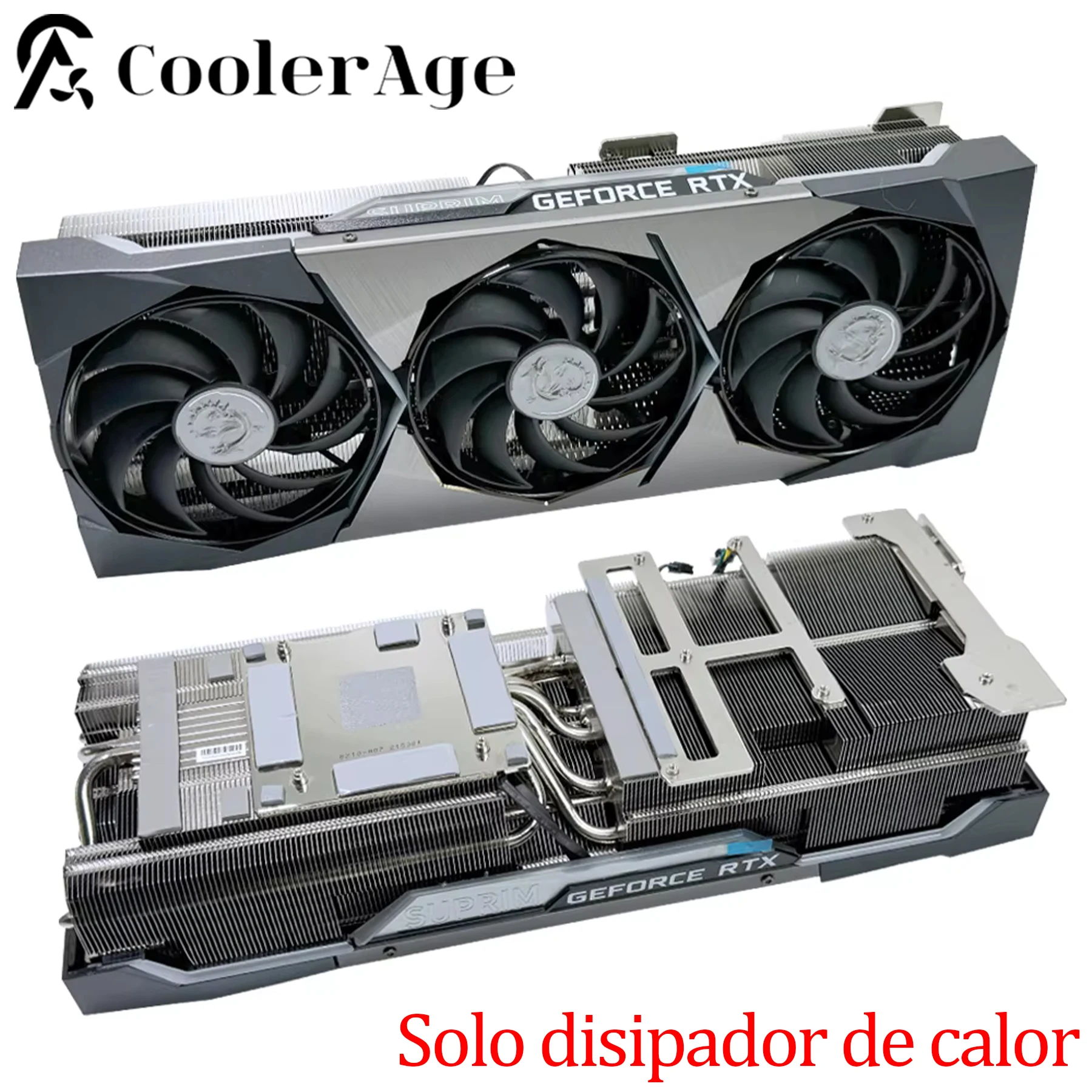 Disipador de calor para tarjeta de vídeo MSI RTX 3090 Ti SUPRIM X, nuevo disipador de calor de repuesto para tarjeta gráfica RTX3090Ti Original