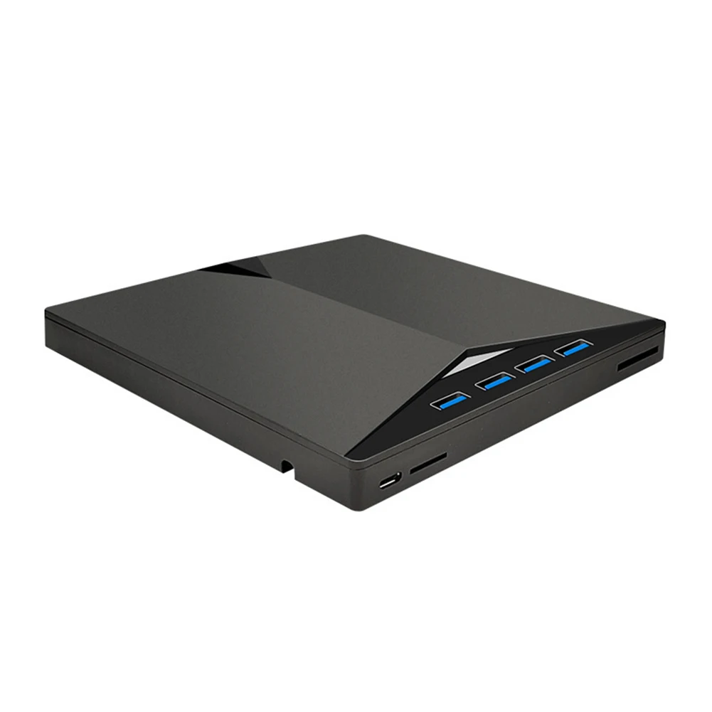 Unidad móvil externa USB 3,0 TypeC 7 en 1, grabador de CD y DVD, Plug-and-Play de alta velocidad para Windows 11/10/8/7/Linux/OS - imagen 4