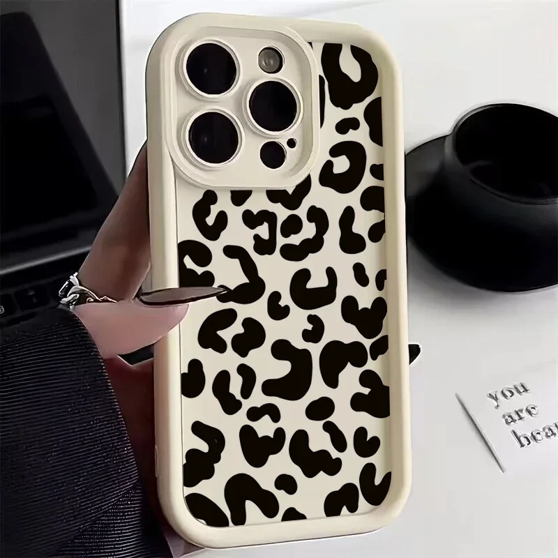 Funda para Infinix Note 50 Pro Plus 40 30 Smart 10 8 9 Hot 50 30 Play GT 30 Pro cubierta de silicona con estampado de leopardo - imagen 4