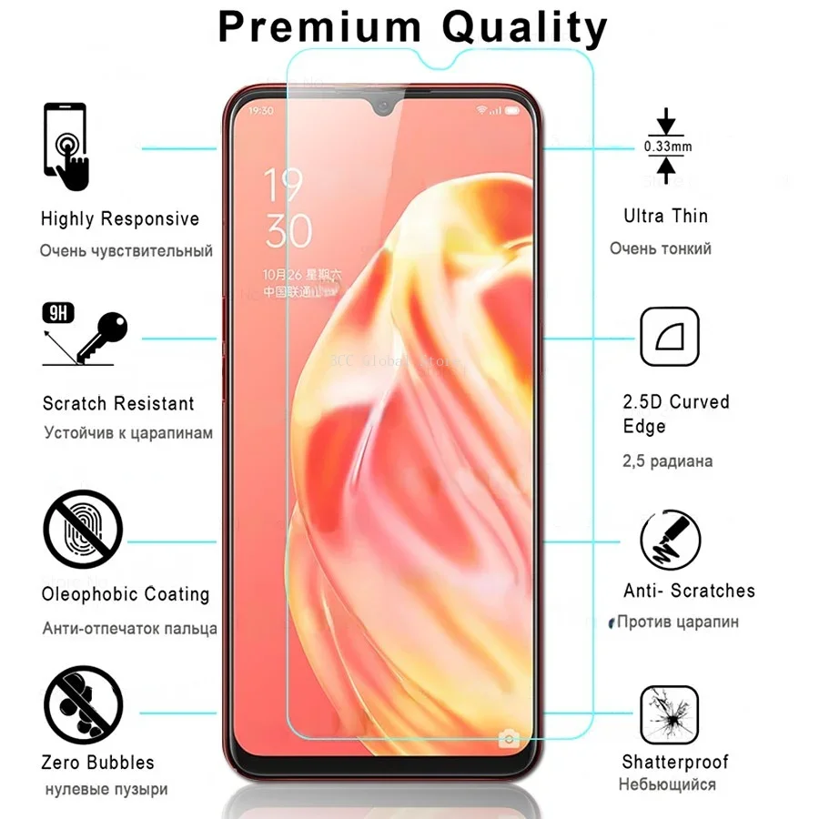 Vidrio templado para Huawei P20 P30 Lite Y7 Pro P40 Mate 20 X Nova 7i 7 SE 8i Y7 Y7P Y5P Y6P Y6s Honor 8X Y9 HD película protectora - imagen 3