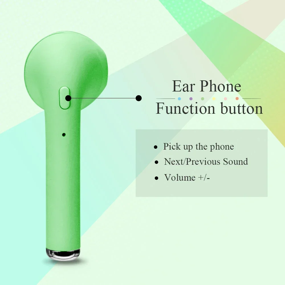 Disney i7 Mini 2 TWS tubo auriculares inalámbricos auriculares HiFi auriculares deportivos con micrófono para iPhone/Xiaomi/Samsung - imagen 3