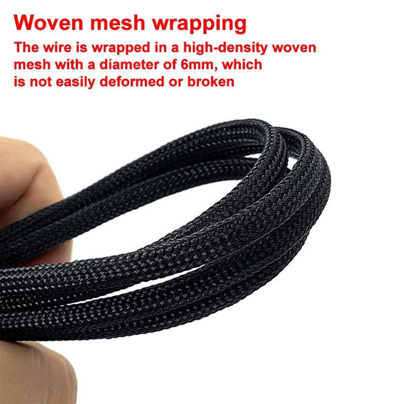 1/5/10 Uds Cable de extensión PWM placa base CPU ventilador de 4 pines Cable adaptador 4P caja de ordenador Cables de alimentación de 4 pines conectores 26cm - imagen 4