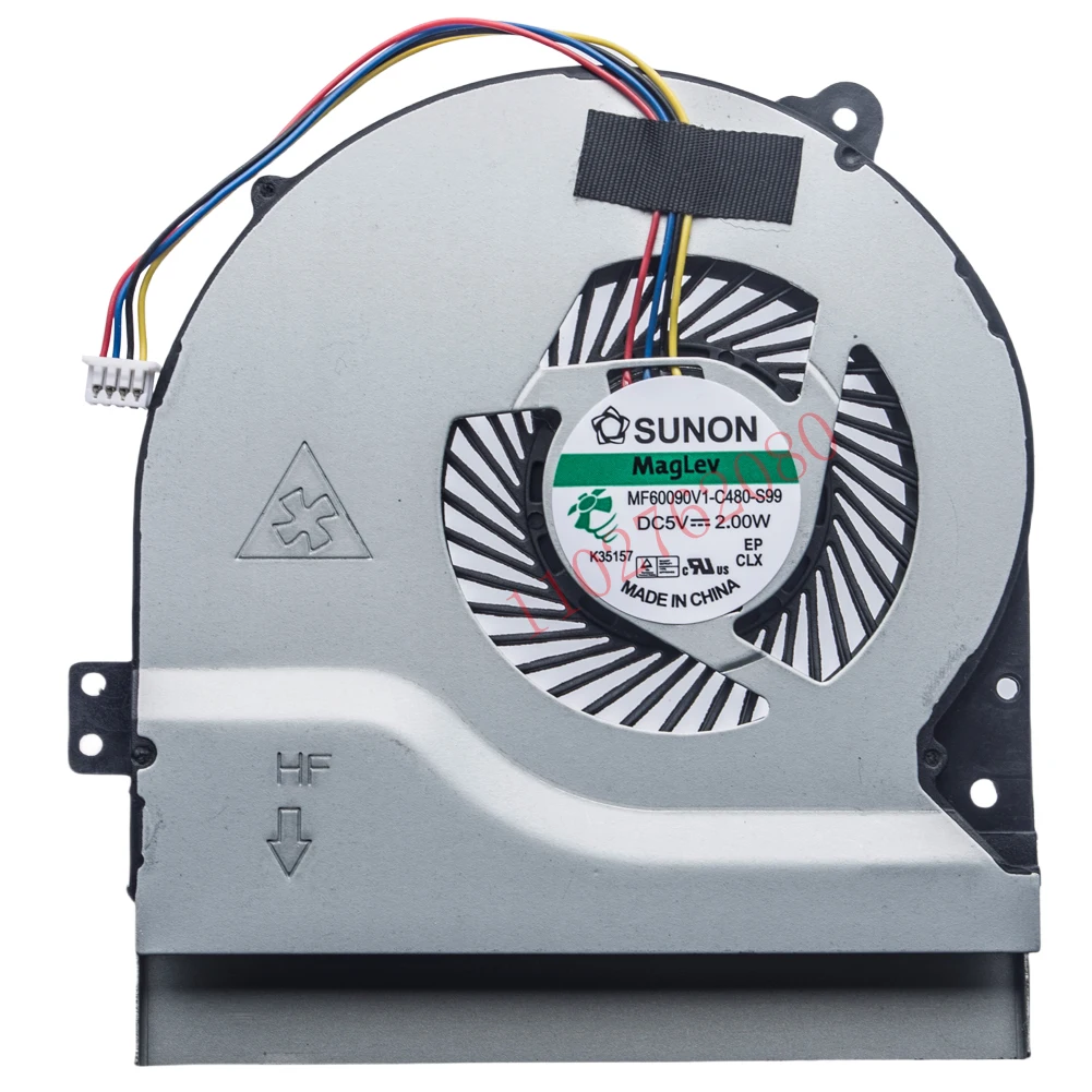 Nuevo ventilador de refrigeración de CPU para ordenador portátil Compatible con ventilador serie ASUS X450V X550C X550V X450C X550L A450C K552V A550V