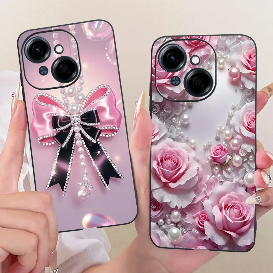 Funda para Tecno Spark Go 1, Funda Pop 9 4G de lujo con diseño de dragón pintado, Funda de silicona suave para Tecno Spark Go 1S SparkGo 2025 Etui - imagen 4