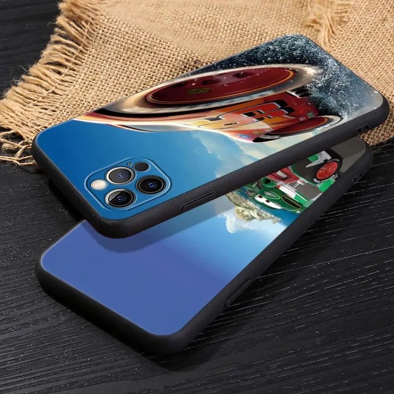 Funda de dibujos animados para iphone 15 Pro Max, Funda suave para iPhone 14, 11, 12, 13 Mini, 15 Pro, 14Plus, XS, 8, SE2, 95 Lightning McQueen Cars - imagen 4