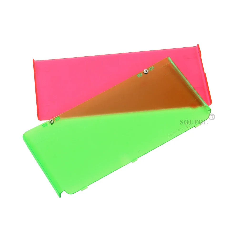 Nuevo Para Nintendo nueva versión 3DS 2015 placas delanteras traseras de repuesto parte frontal superior y trasera carcasa de batería cubierta de la caja - imagen 5