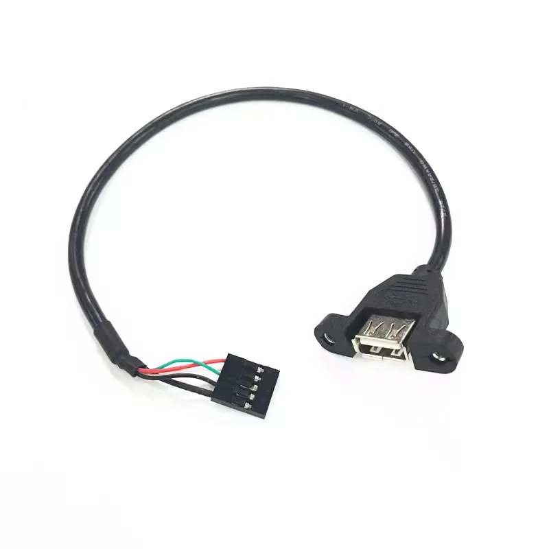 Cable extensión Dupont 5 pines hembra USB-A 2.0 panel 30cm - imagen 4