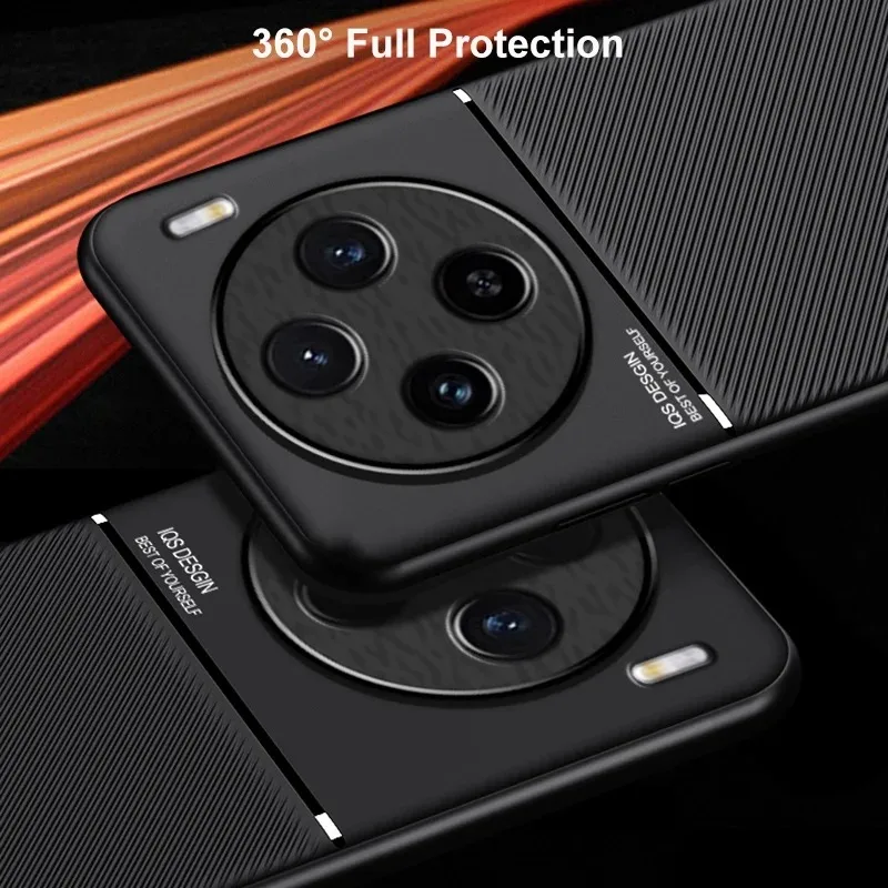 Funda resistente antideslizante a prueba de golpes para Vivo X100 Pro X90 X80 Lite, funda magnética con soporte para coche, Fundas Capa - imagen 5