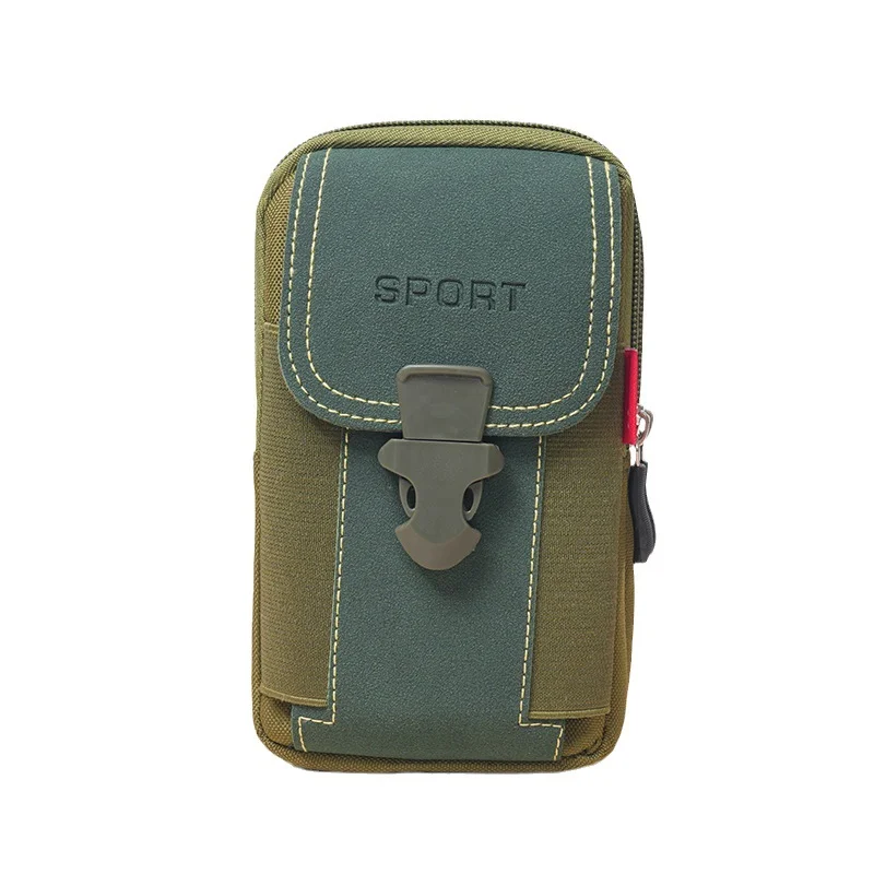 Riñonera para hombre de cuero PU moderna y multifuncional, funda para teléfono deportivo para viajes al aire libre, bolsa suave, mochila con cinturón - imagen 4