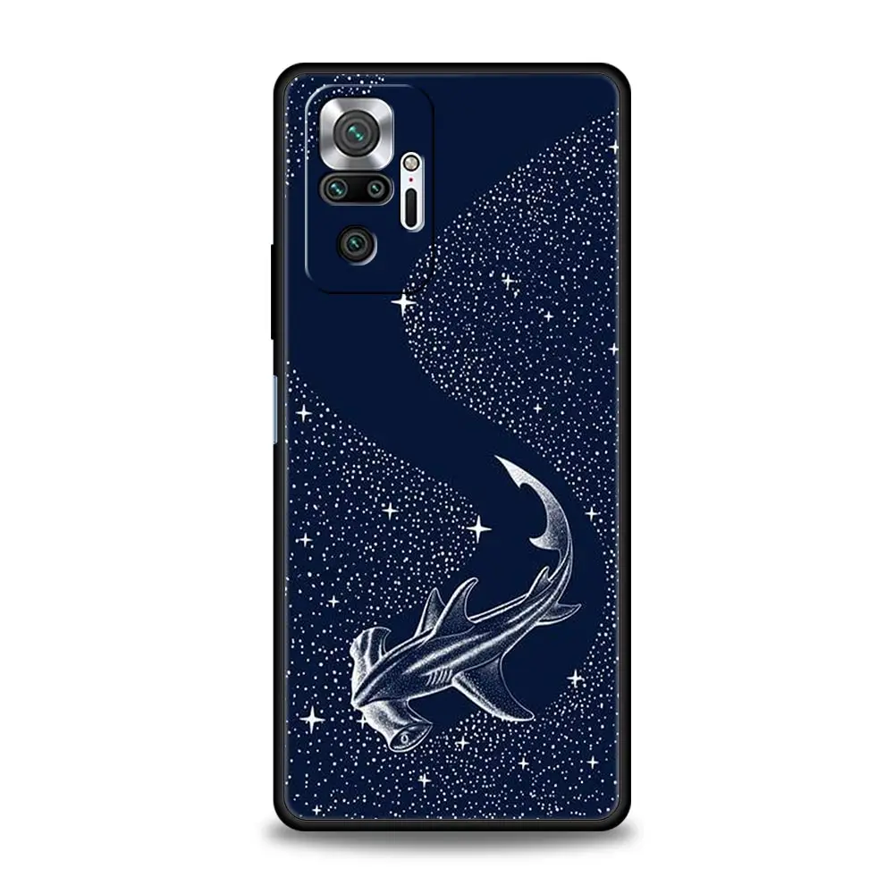 Funda de teléfono para Xiaomi Redmi Note 14 13 12 5G 11 10 Pro Plus 4G 9S 9 14C 13C 12C 10C 9C 9A funda suave de TPU ballena asesina Orca - imagen 5